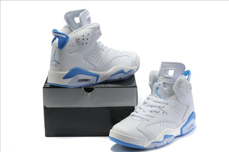 white and blue 6s