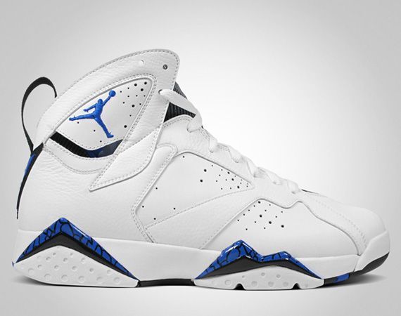 Classic Jordan 7 White Blue