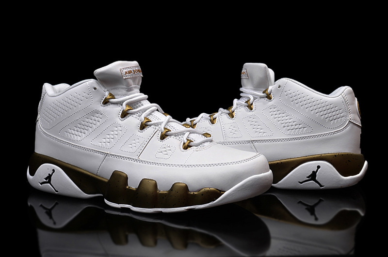 2015 Air Jordan 9 Retro Low 30th White Copper Shoes