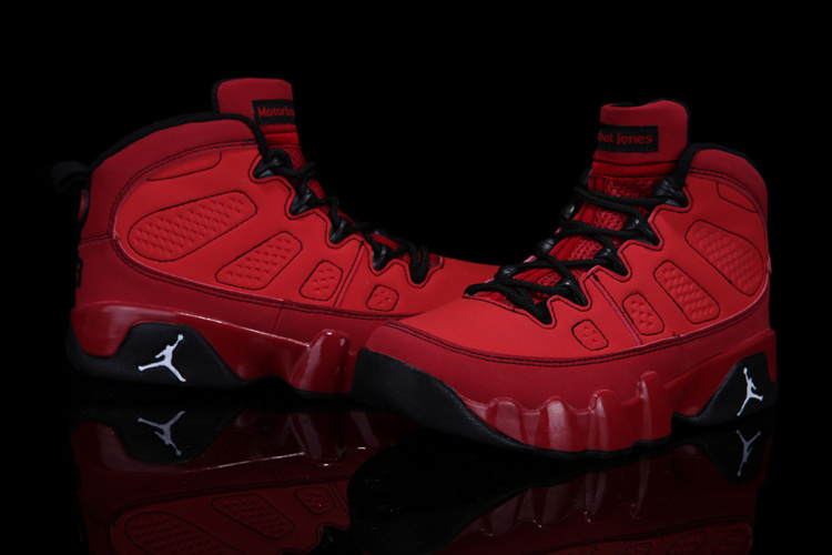 Air Jordan 9 Red Black For Kids