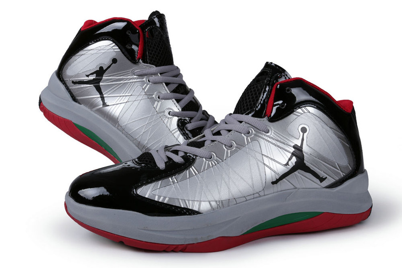 Air Jordan Aero Flight Grey Black Red For Men - Click Image to Close