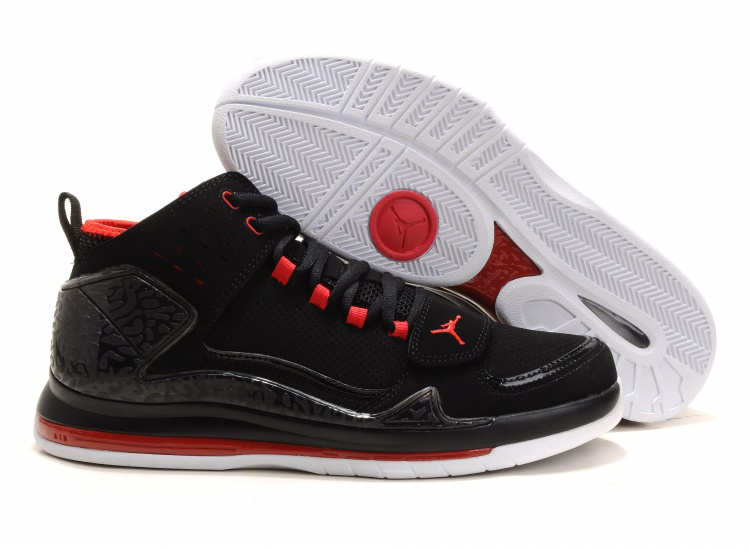 Air Jordan Evolution 85 Black Red Shoes With Original Box - Click Image to Close