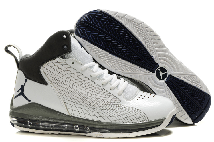 Air Jordan Fly Cushion 23 White Grey Black - Click Image to Close