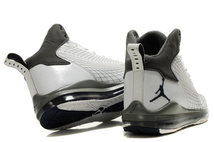 Air Jordan Fly Cushion 23 White Grey Black - Click Image to Close