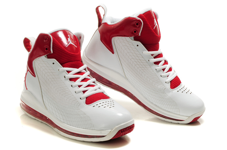 Air Jordan Fly Cushion 23 White Red - Click Image to Close