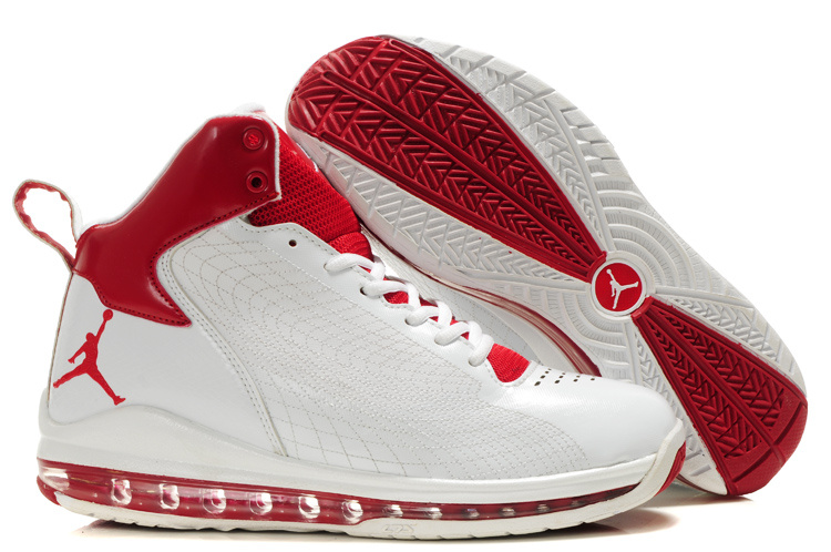 red and white jordans 23