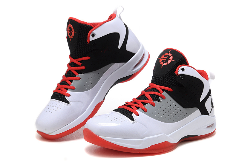 Air Jordan Fly Wade Black Grey White Red - Click Image to Close