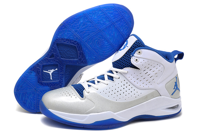 Air Jordan Fly Wade White Grey Blue - Click Image to Close