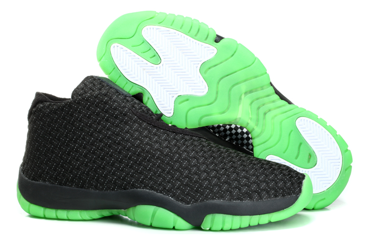 Air Jordan Future Green Black Shoes - Click Image to Close