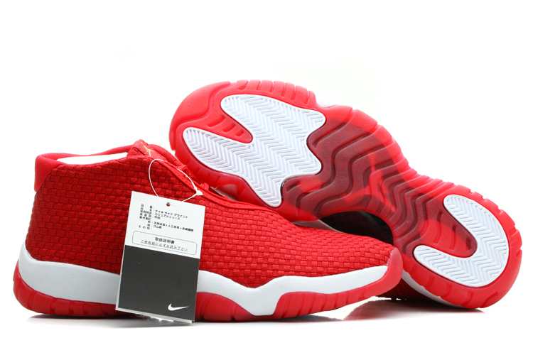 Air Jordan Future Red White Shoes - Click Image to Close