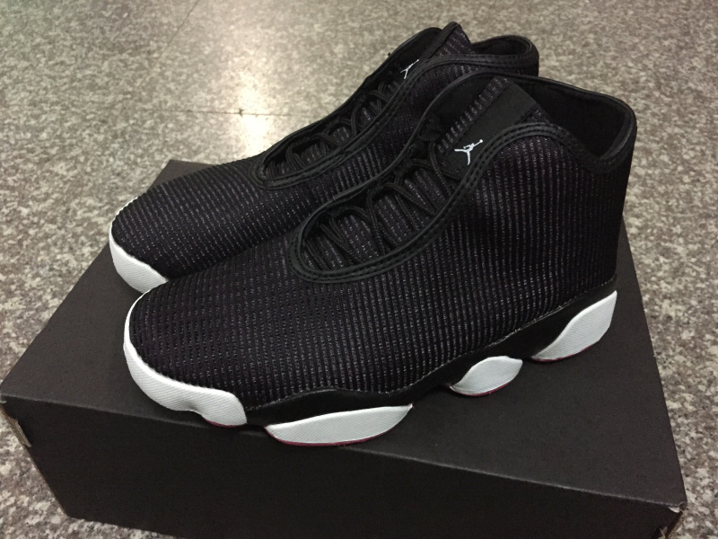 2016 Jordan Horizon GS OF AJ13 White Black Shoes