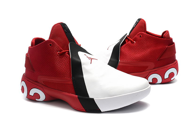 Air Jordan JB 3 White Black Dark Red Shoes