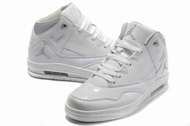 Air Jordan Jumpman H Series II All White Shoes - Click Image to Close