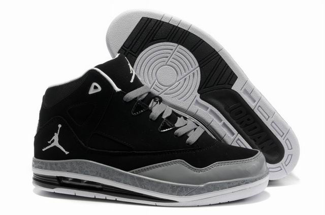 Air Jordan Jumpman H Series II Black Grey White Shoes - Click Image to Close