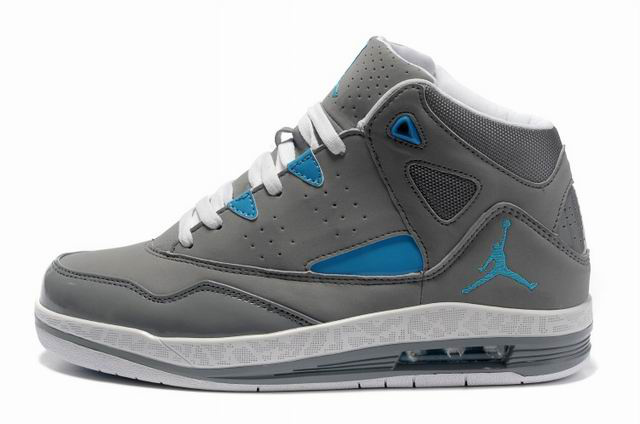 Air Jordan Jumpman H Series II Grey White Blue Shoes - Click Image to Close