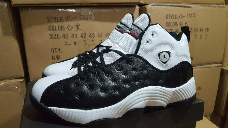 2016 Jordan Jumpman Team II Black White Shoes - Click Image to Close