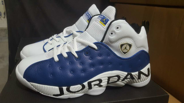 2016 Jordan Jumpman Team II Blue White Shoes - Click Image to Close