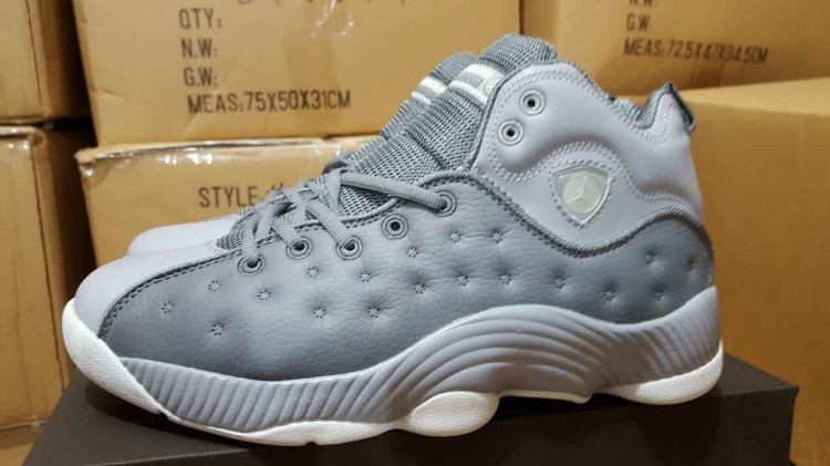 2016 Jordan Jumpman Team II Grey White Shoes - Click Image to Close