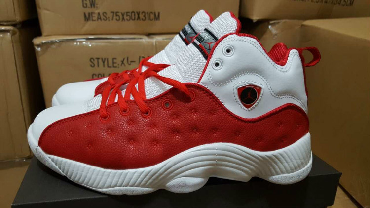 2016 Jordan Jumpman Team II Red White Shoes - Click Image to Close