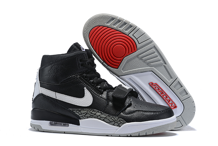 Air Jordan Legacy Black White Grey Shoes