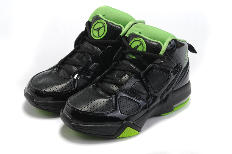 Cheap Air Jordan Old School II Shoes Black Green