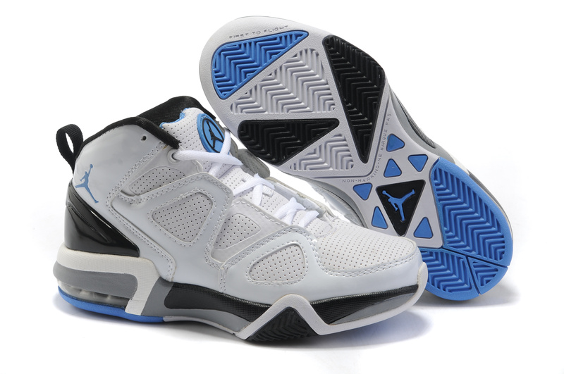 Air Jordan Old School II Shoes White Black Blue On Discount Sale