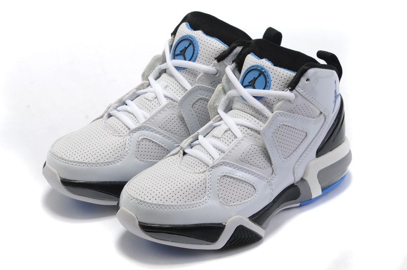 Air Jordan Old School II Shoes White Black Blue On Discount Sale