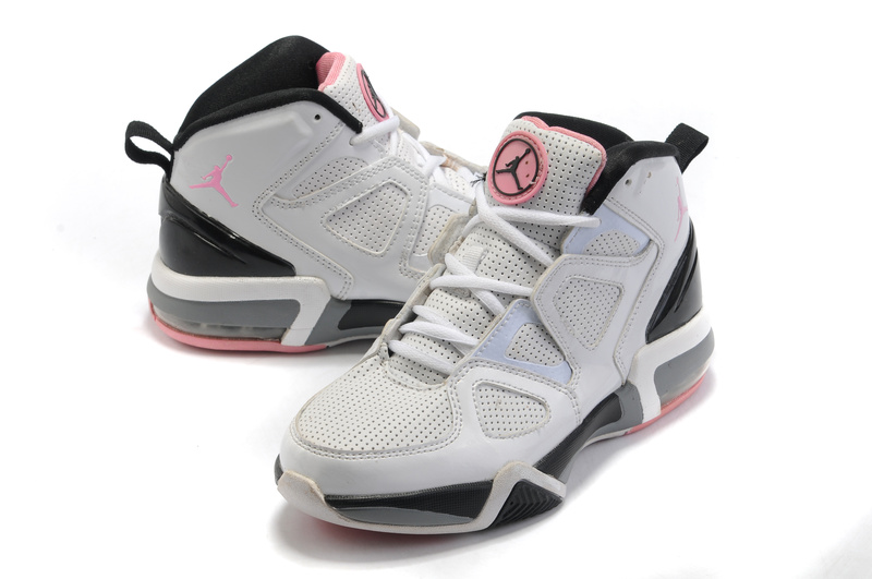 Air Jordan Old School II Shoes White Black Pink