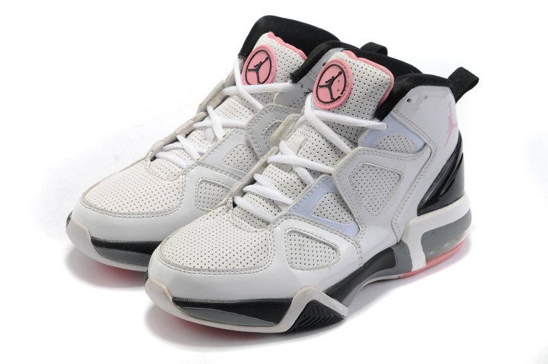 Air Jordan Old School II Shoes White Black Pink