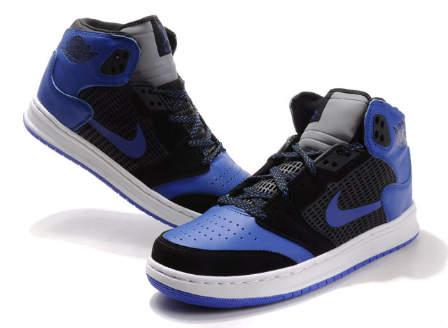 Air Jordan Prime 5 Black Blue White - Click Image to Close