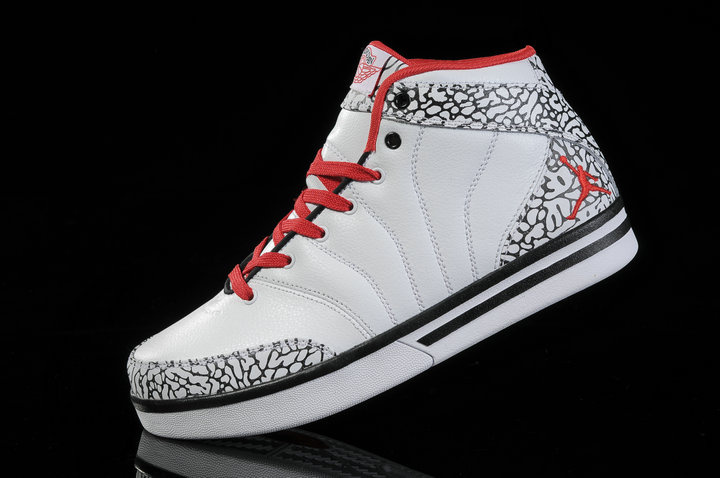 Air Jordan Pro Classic White Red Black Cement For Women - Click Image to Close
