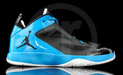 Air Jordan Quick Fuse Shoes Black Blue - Click Image to Close