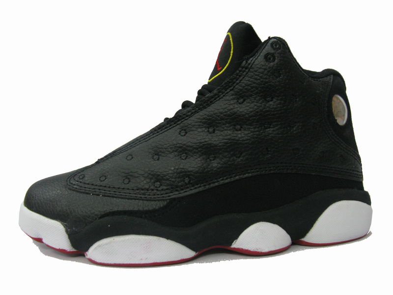 Air Jordan Retro 13 Black White Red