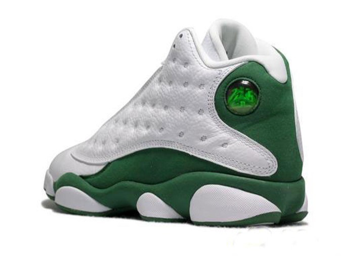 Air Jordan Retro 13 Shoes White Green