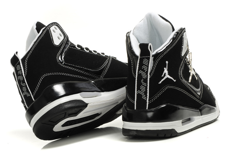 2012 Air Jordan SC2 Black Dark Black White - Click Image to Close