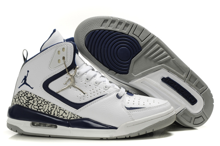 2012 Air Jordan SC2 White Blue - Click Image to Close