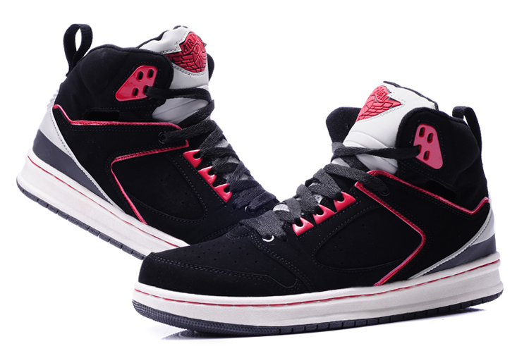 Air Jordan Sixty Club Black Pink White Shoes - Click Image to Close