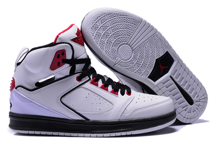 Air Jordan Sixty Club White Black Red Shoes