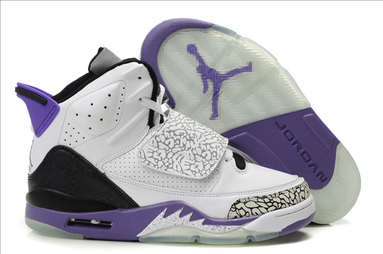 Air Jordan Son Of Mars White Black Purple