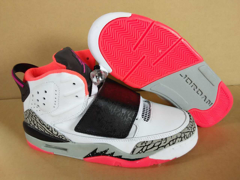 Latest Jordan Son of Mars White Grey Red - Click Image to Close