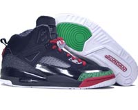 Authentic Air Jordan Spizike Black Varsity Red Classic Green Shoes