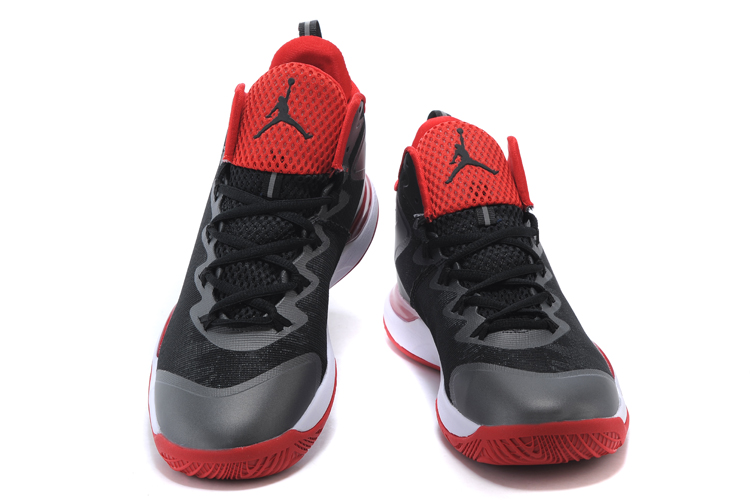 Air Jordan Super Fly 3 Griffin Black Red White Shoes - Click Image to Close