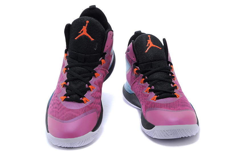 2015 Jordans Super.Fly 3 X Purple Black Blue Orange - Click Image to Close
