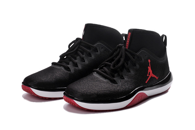 2016 Jordan Training Shoes 1 Low Black Red White