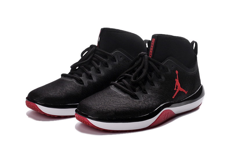 2016 Jordan Training Shoes 1 Low Black Red White - Click Image to Close