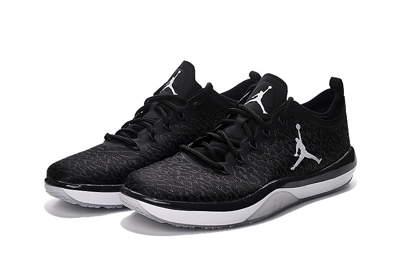 2016 Jordan Training Shoes 1 Low Black White - Click Image to Close