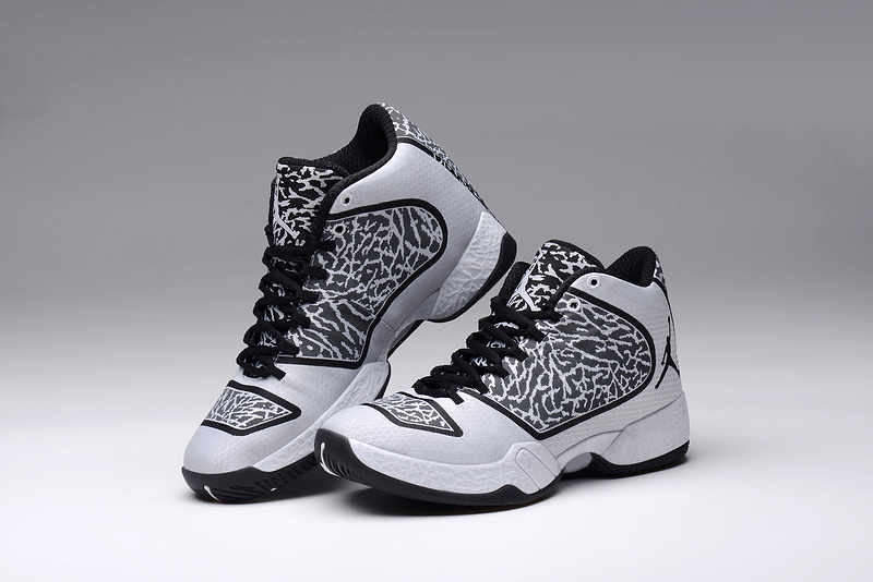 2015 White Black Jordans XX9 Lovers