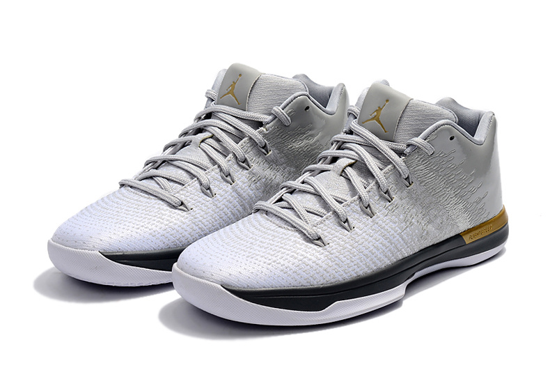 2017 Jordan 31 Low Grey Black Gold Shoes - Click Image to Close