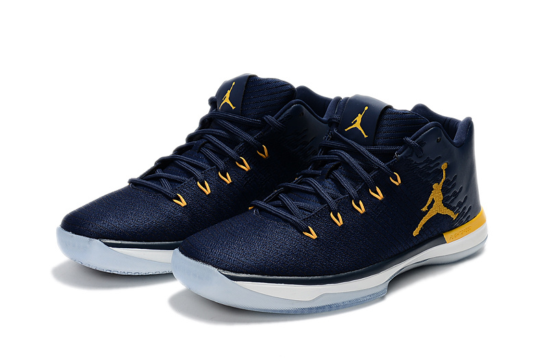 2017 Jordan XXXI Low Michigan Black Yellow Shoes - Click Image to Close