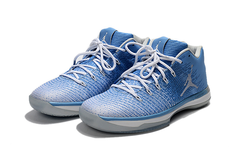 2017 Jordan XXXI Low North Carolina Blue Shoes - Click Image to Close